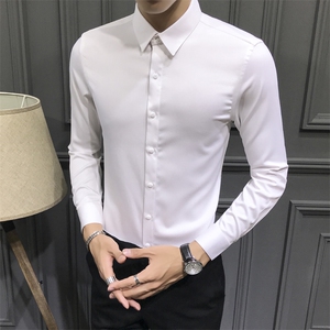 紫罗兰男士修身衬衣翻领衬衫 C603-P40图片