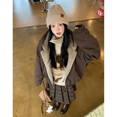 两面穿现货重磅短款座山雕棉衣男女双面穿毛毛绒棉服加厚外套，男装棉衣，电商A486
