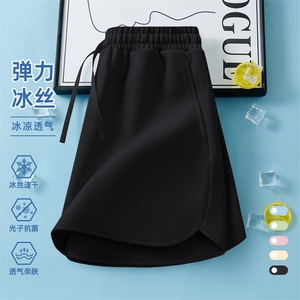 2025年夏季中腰宽松松紧短裤速干抗菌短裤时尚百搭图片