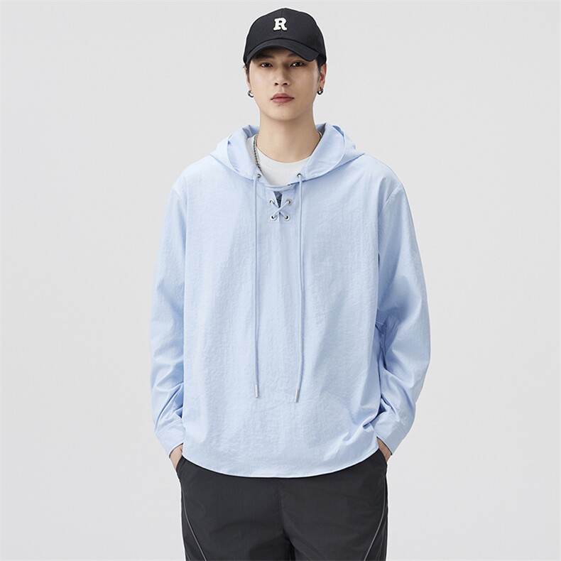 秋季现货宽松连帽套头卫衣男DSA157B-W6752-特P38,男装卫衣,电商A157B