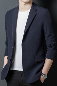 CA22202钱塘2020-2春秋新款时尚休闲百搭中年男士西服外套P160图片