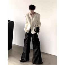 W10289-P63网图现货穿搭垫肩西装外套轻奢高级感小香风夹克西服，男装西服，星座1608