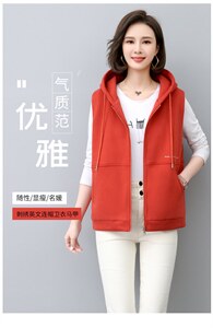 中老年女士马甲2024新款春秋薄款时尚大码外穿休闲无袖坎肩背心女图片