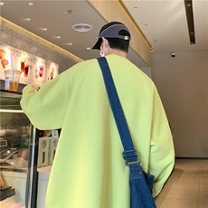 港风字母印花320G珠地时尚卫衣A247-B903P45控68，男装卫衣，电商A247