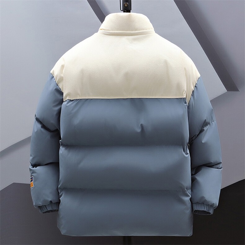 冬季新款百搭立领防风抗寒保暖宽松面包棉服男A068-BCM18-TP70,男装棉衣,电商A068