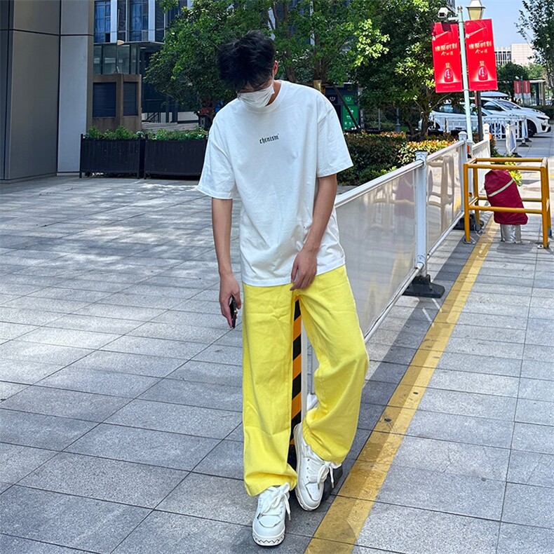25年春季水洗高街vibe直筒宽松阔腿五色牛仔裤NZ2310-P55控78,男装牛仔裤,星座1002-1