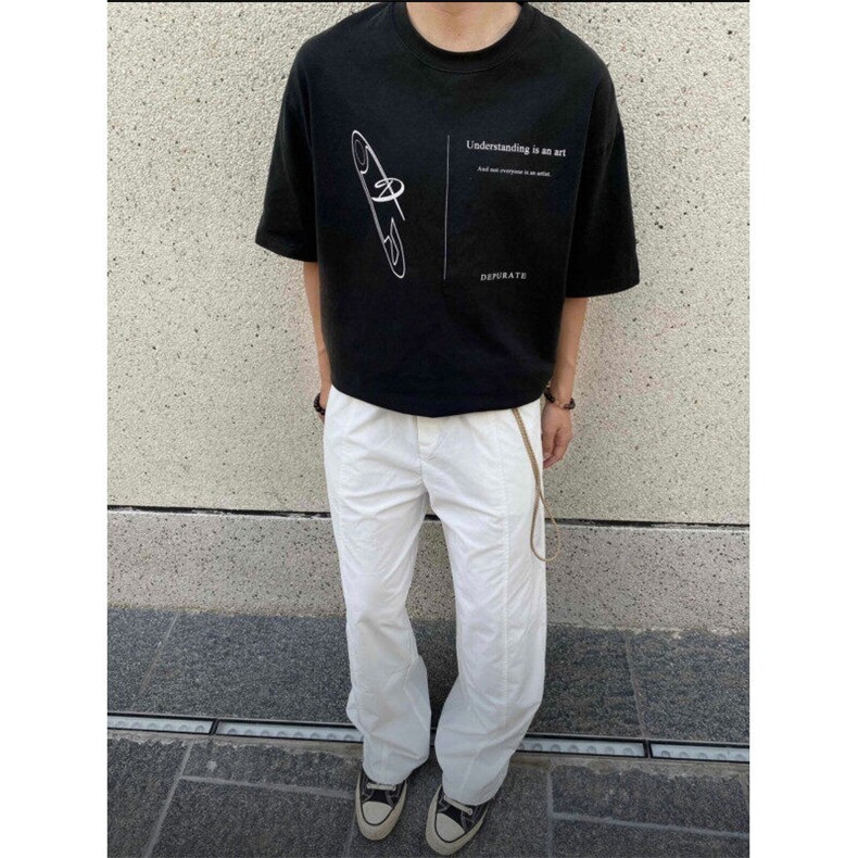 网图，挂绳弯刀阔腿裤抖音得物可送样XX80005特批45,男装休闲裤,电商A061