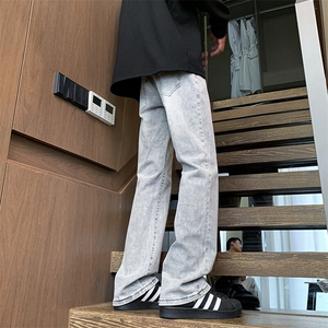 S005-P45美式高街痞帅直筒修身休闲长裤图片