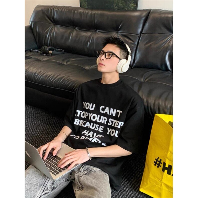 260克纯棉潮牌印花短袖ZX0146-P28图片