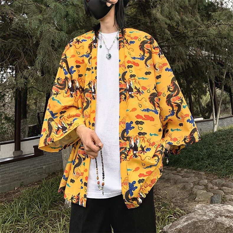 夏季新款大码新中式防晒服薄外套情侣开衫道袍披风汉服F20/P40,男装防晒衣,钱塘713