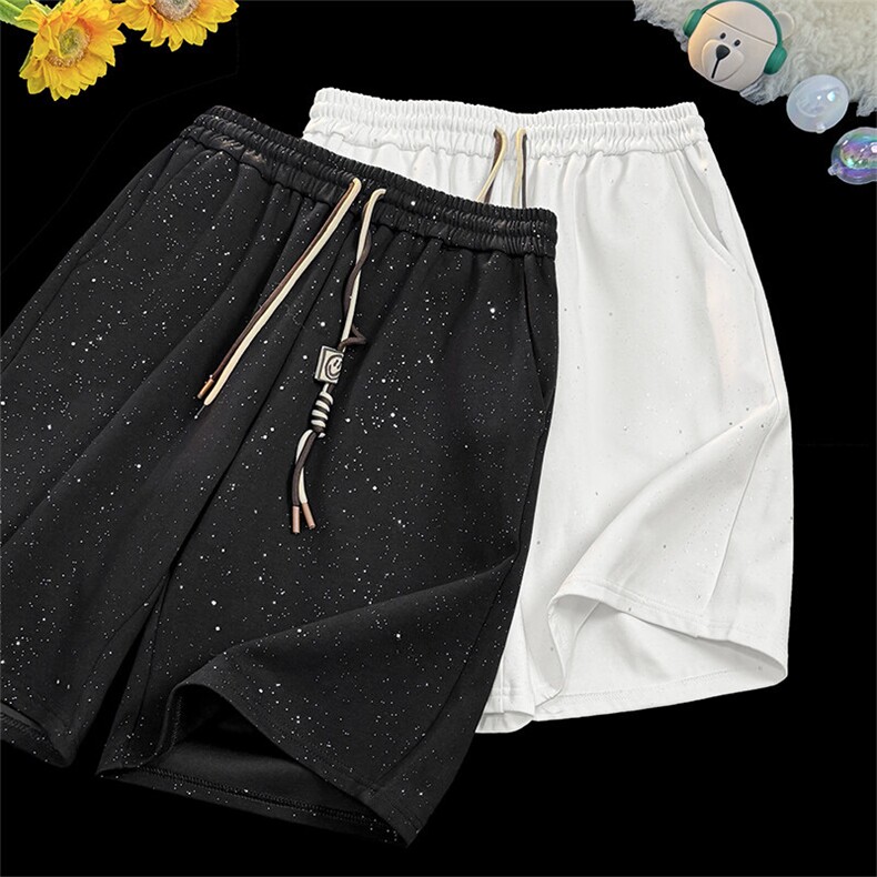 满天星时尚五分裤大码短裤时尚25新款夏季百搭宽松简约男女青少年,男装牛仔裤,星座1206（原A206）