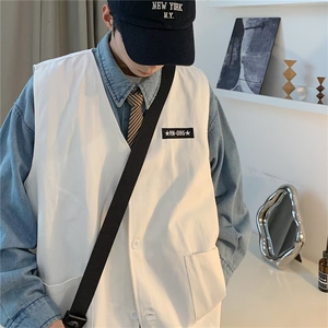 W8114-P28 2024春季新款工装马甲男日系cityboy机能夹克背心 现货图片