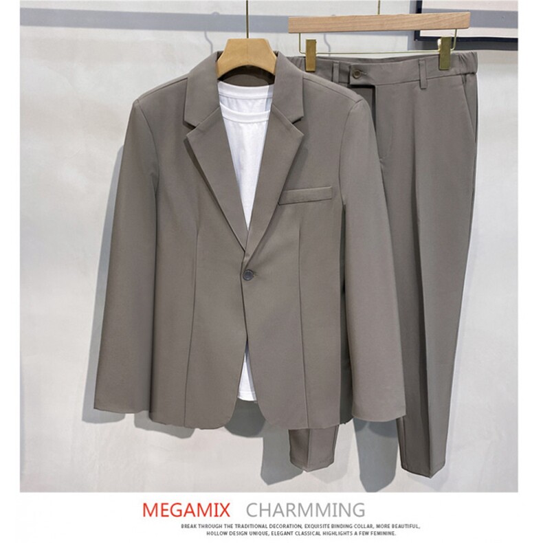 2025新款四季通用基础款西装套装休闲西服套装TZ89P105,男装西服,星座1108