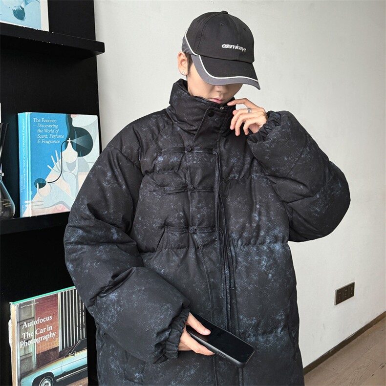 新中式盘扣棉衣棉服面包服立领新中式棉袄外套-量大有差G1608-P85,男装棉衣,星座207
