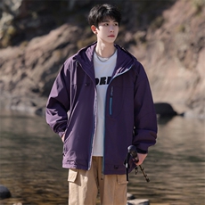 山系户外防水徒步登山进藏夹克外套运动冲锋衣A406JK3512特P80，男装夹克，星座309（原A406）