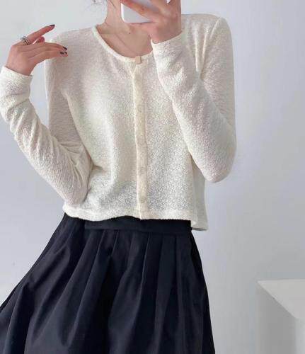 美人皱开衫，女装，FMV