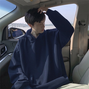 无口袋无帽绳卫衣 抖音得物二开 25秋冬美式全棉连帽卫衣CM20图片