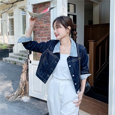 2026春装新款牛仔外套2C092-2611-P155-K248，女装短外套，2C092