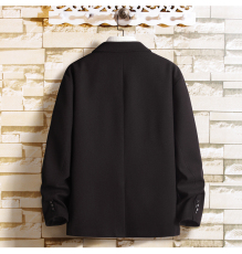 N6169/P95加棉P105冬季新开叉呢料毛呢西服男宽松外套上衣呢大衣，男装西服，电商A141