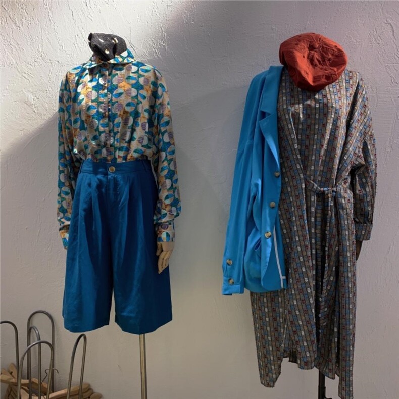 波普纹衬衣+格子连衣裙+防晒外套，女装连衣裙，25Ann·Studio