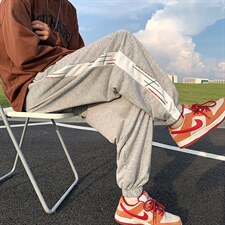 2023夏季日系束脚运动裤新款韩版宽松百搭休闲裤子K4027-P30，男装休闲裤，星座512-2