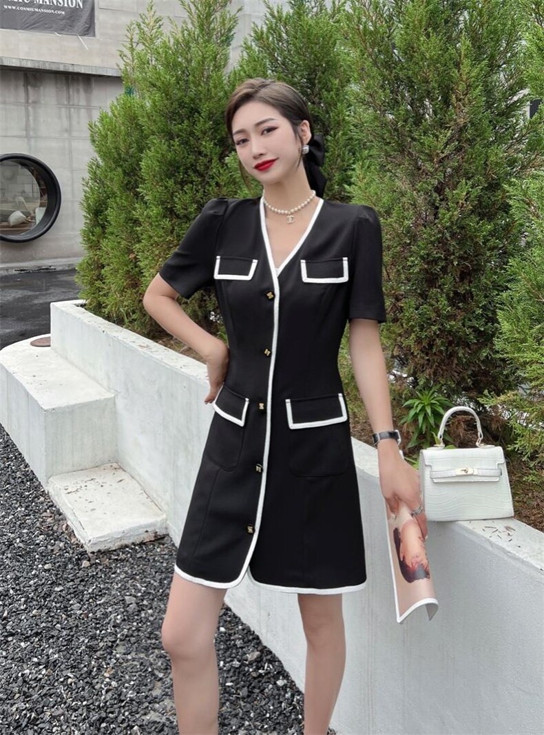 2022年夏装连衣裙，女装连衣裙，贻思茗