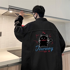 牛仔夹克男大码牛仔外套男茄克NJ77412-P60，男装夹克，电商A040
