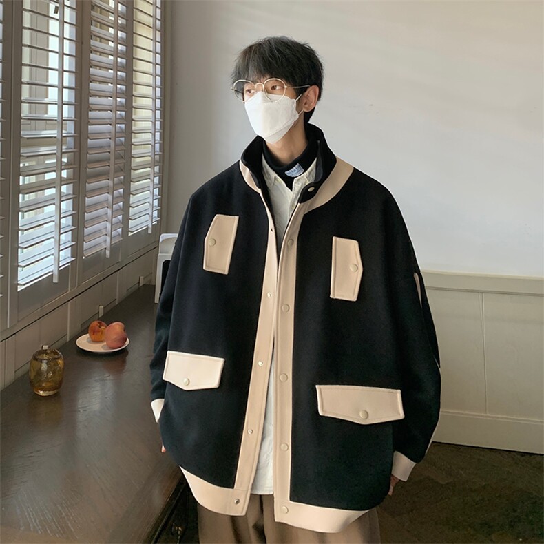 男装呢料呢子夹克B239-F527-P115图片