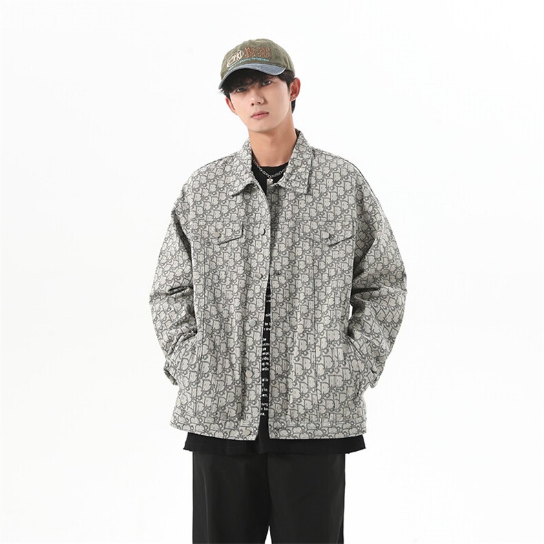 美式牛仔外套男士春季2025新款宽松男生夹克高级感痞帅JK1083-P70,男装工装外套,星座1103-3