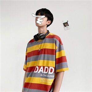 2021夏季新款男装短袖T恤条纹 202-7-GT03-P30图片