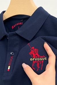 夏季保罗POLO衫男士短袖T恤纯棉休闲翻领宽松半袖中年男装体恤衫图片