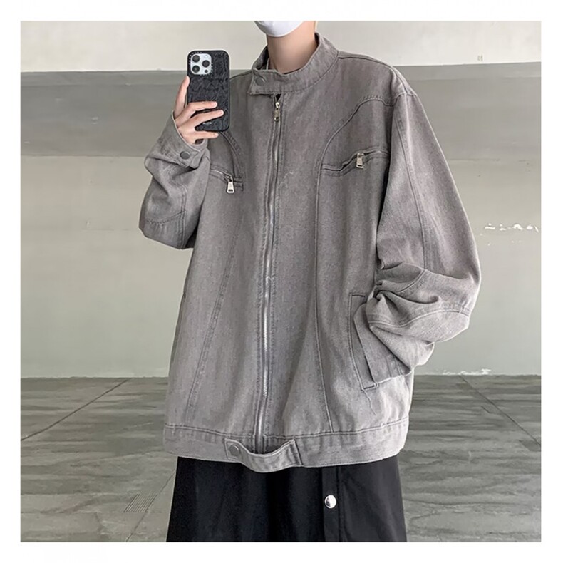 春秋痞帅高街潮牌港风韩版潮流宽松夹克-WT028,男装夹克,星座1002-2