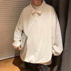 卫衣男春秋季2021新款潮牌ins港风POLO领上衣休闲宽松W1459-P28，男装卫衣，星座512-4