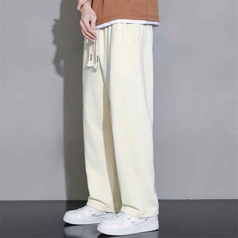 2025春季新款现货特价大码男士直筒休闲运动长裤纯色YK103-P13，女装休闲裤，星座1816-2（原1210–2）