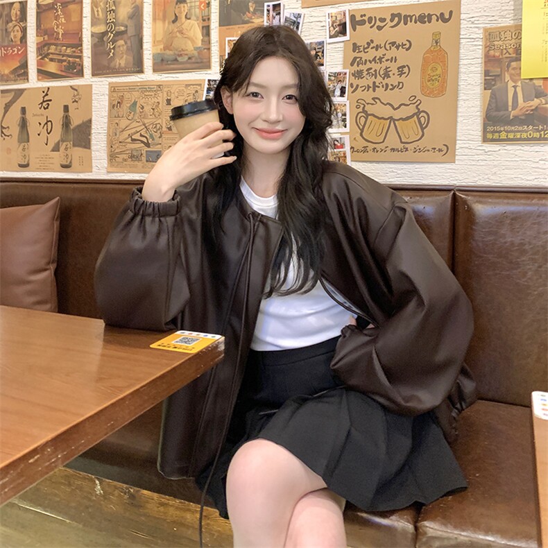 2026春款【有货】皮衣B109-9102-145-198,女装短外套,2B109