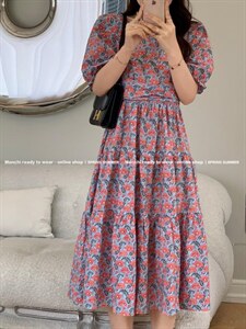 夏季新款韩版连衣裙，女装连衣裙，A 米 格