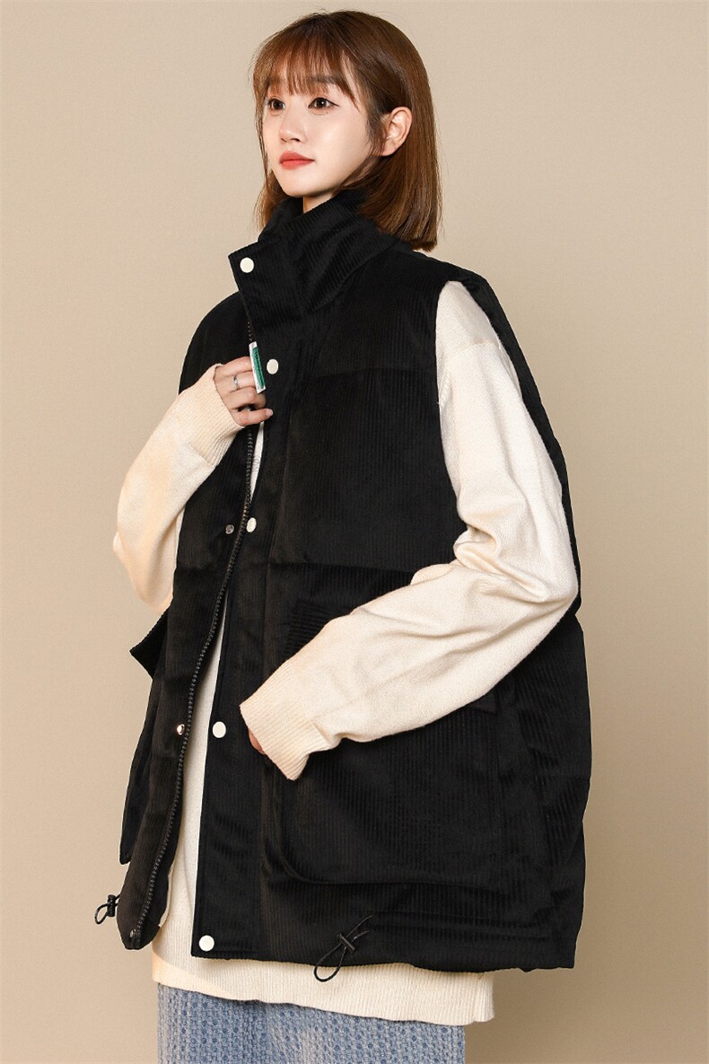 冬款潮中性风加棉马甲背心棉服休闲立领外套男士8156-P95控价118,男装背心/马甲,电商A441-1