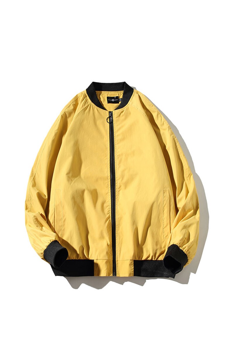 情侣潮大码宽松休闲多色光板夹克棒球服外套潮J7204P30【特价】,男装夹克,电商A007