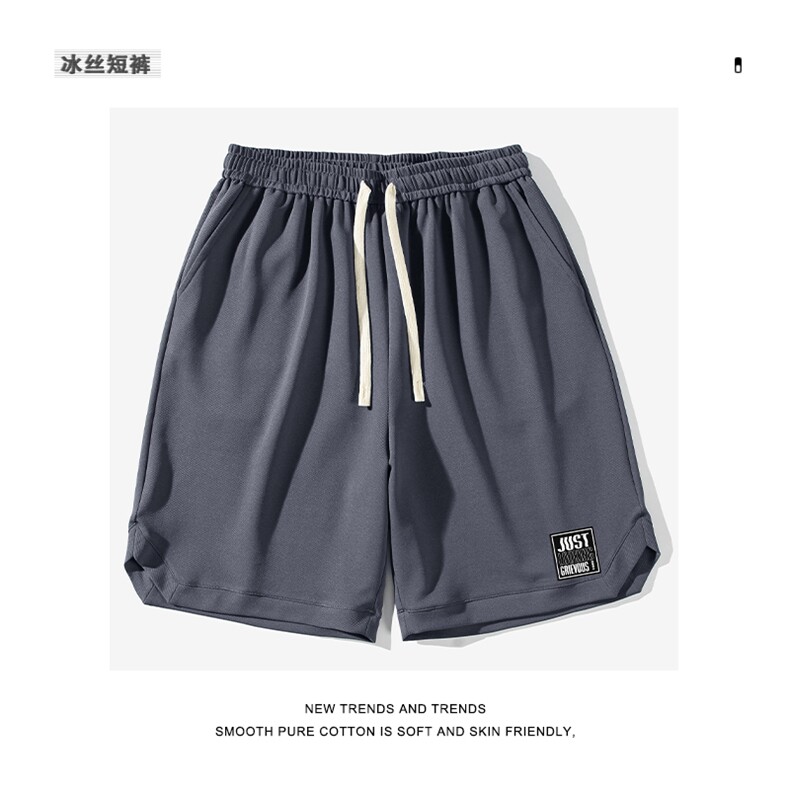 抽绳休闲男夏季贴标高级感休闲舒适五分裤子XD2313特批35,男装休闲裤,星座718