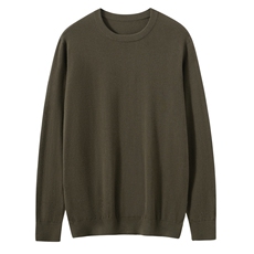 2025年秋季圆领长袖青春流行时尚百搭休闲，男装羊绒套衫，朝思纯山羊绒