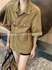 彩色牛仔小外套，其它，肆尔