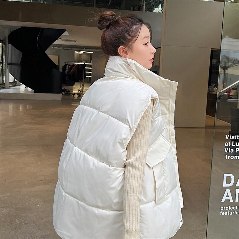 2025新版棉服秋冬短款马甲潮流时尚韩版宽松棉服M107-p60,男装背心/马甲,星座911-3