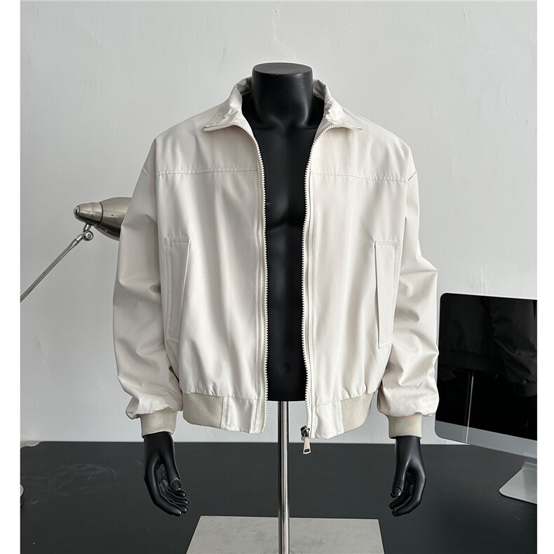 美式教练夹克三防立领冲锋衣工装飞行夹克外套男H1049特P65，男装夹克，电商A341