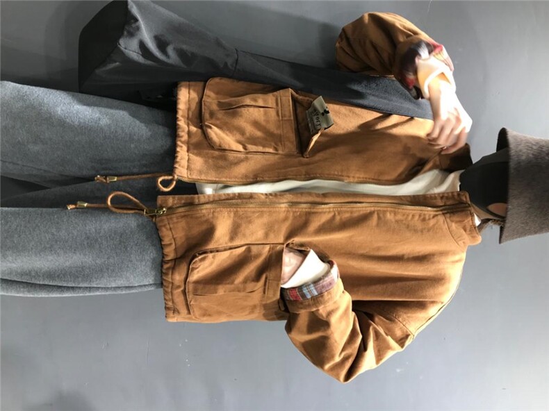 冬季休闲棉服图片