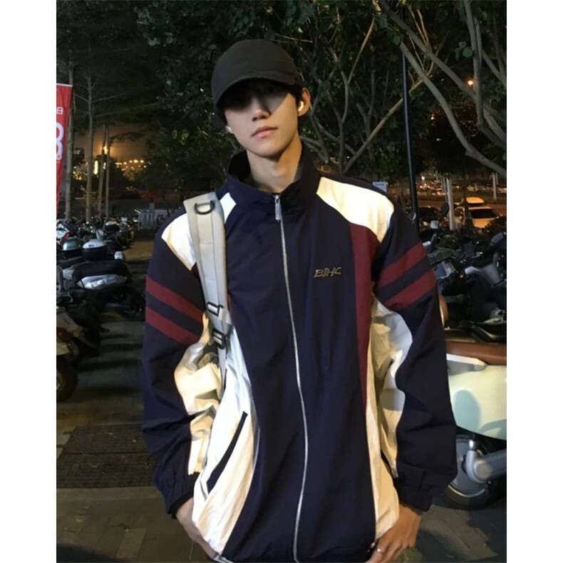 706-1-JK219-P85特P现货秋季美式复古解构撞色机能飞行夹克,男装夹克,星座706-1