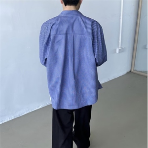 潮流时尚日系气质慵懒ins长袖衬衫原宿文艺新款简约衬衣-网图图片