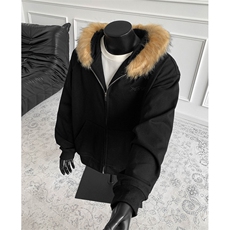 W989-P88秋季新款重磅420g毛领美式连帽开衫卫衣设计感假模，男装卫衣，星座517A-8（原B282）