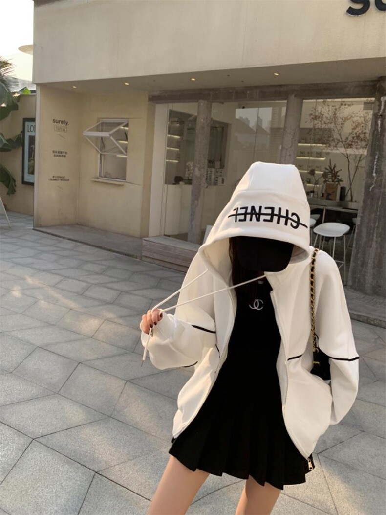 春季卫衣开衫外套，女装卫衣/绒衫，SUPEREDITE 绣铂