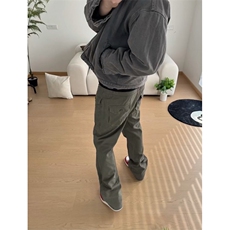 【网图有货】灰绿色工装裤欧美vibe裤子美式伐木裤GZK18LL-特P60，男装工装外套，星座1007（原301D）
