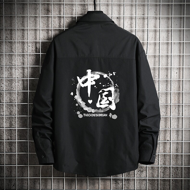 CS15134-P38加绒款-P48长袖衬衫男士大码宽松衬衣男寸衫男寸衣,男装衬衫,电商A040A